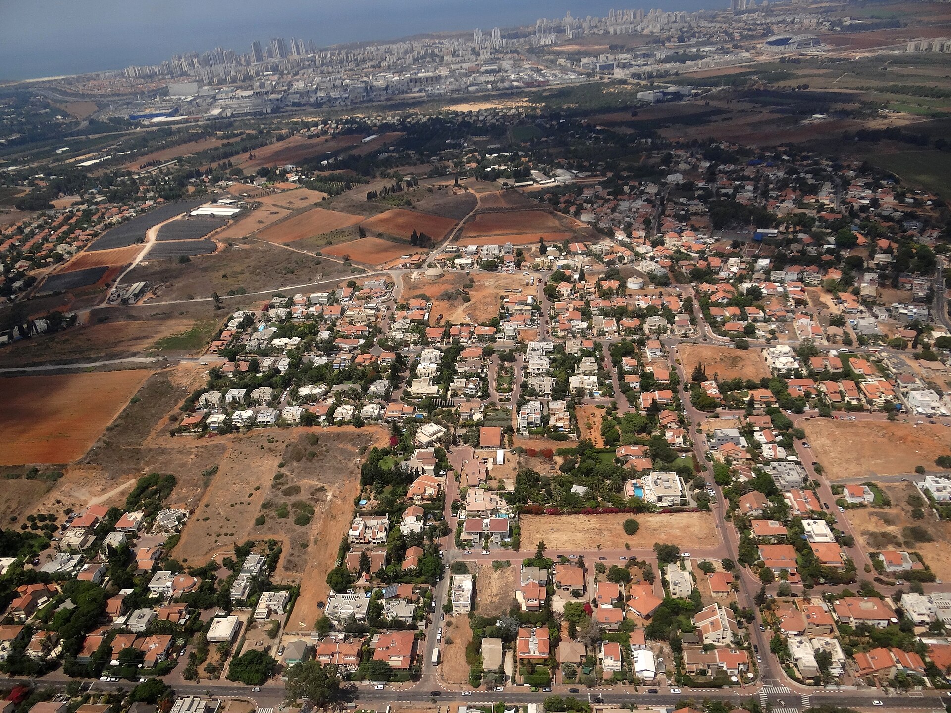 מבט אווירי על אבן יהודה