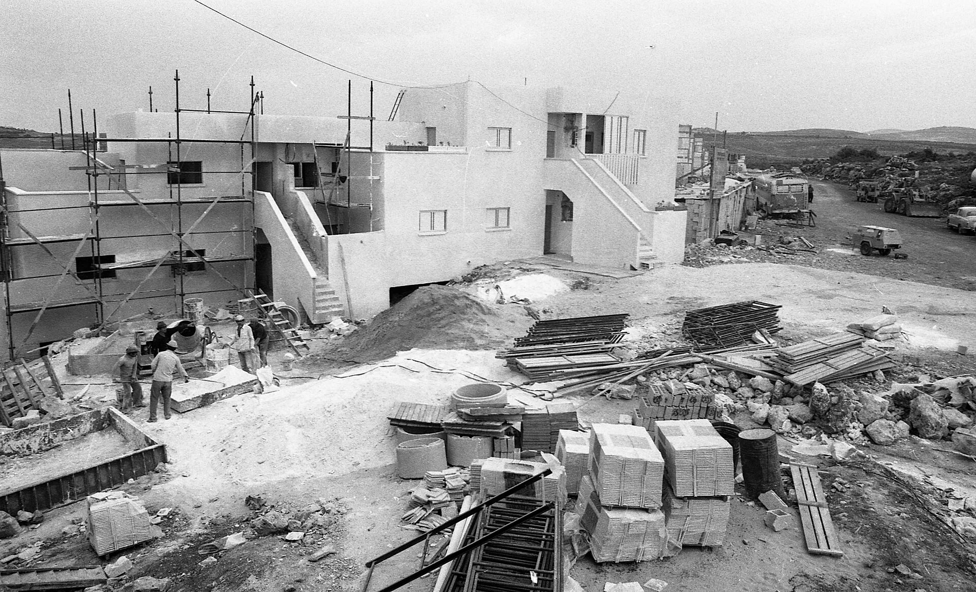 מבט על העיירה עמנואל שבשומרון