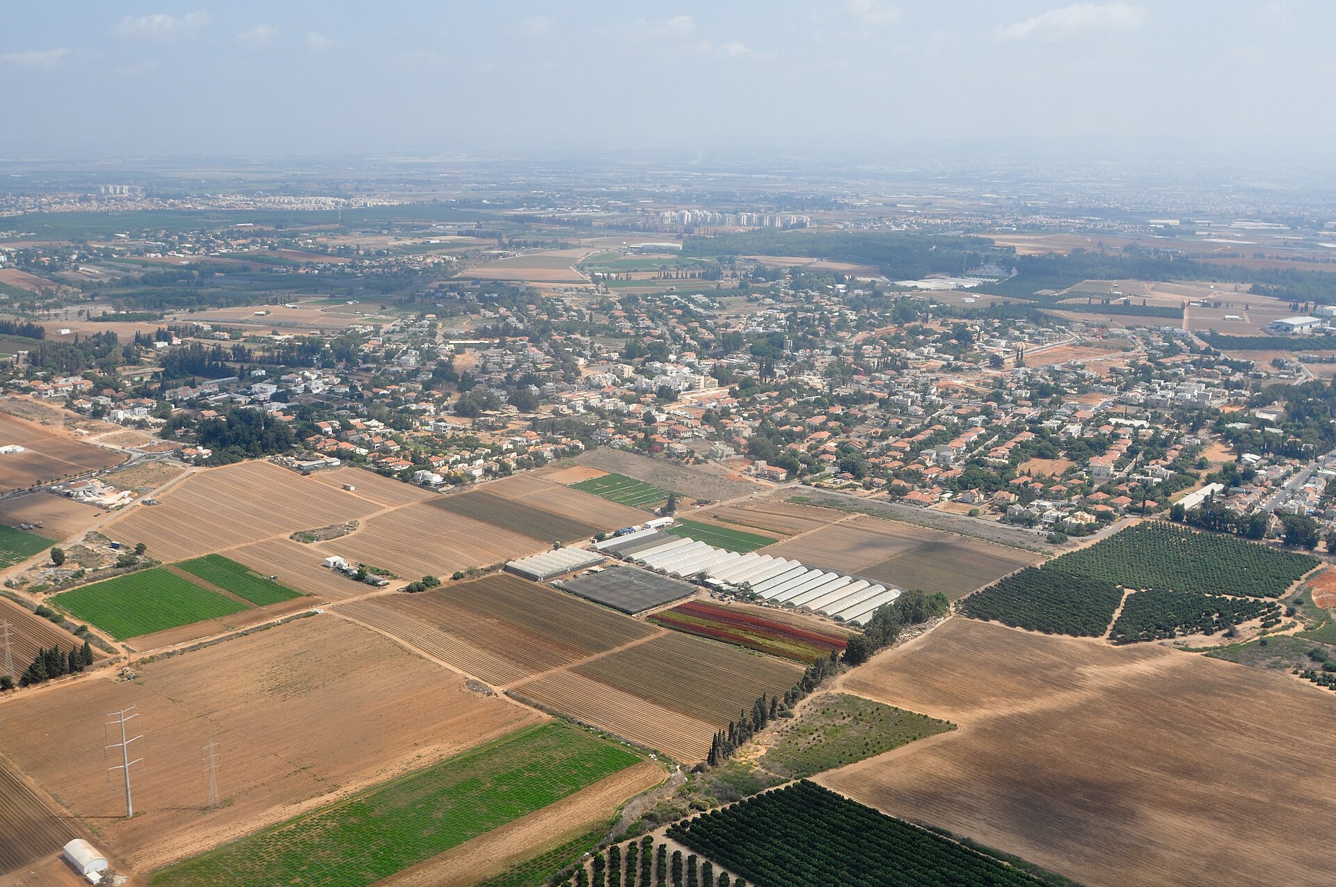 מבט אווירי על קדימה-צורן